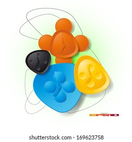 time business, working hours, rest time flies forward 