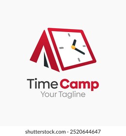 Time Camp Logo Design Template. Good for Business, Agency, Community and Organization