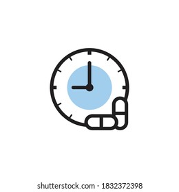 Time capsule icon design isolated on white background