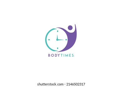 Time Care Logo Template Design Vector. Design Concept, Creative Symbol, Icon. Time travel logo illustration clock vector design.