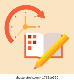 time case, to schedule and timetable