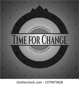 Time for Change dark badge