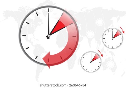 time change in the world 
