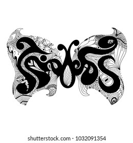 Time to changes. Motivation and inspiration positive quote hand drawn typography design with batik decorative. Vector illustration