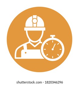 
Time check Vector Icon which can easily modify or edit
