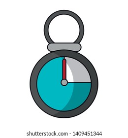 time chronometer cartoon vector illustration graphic design
