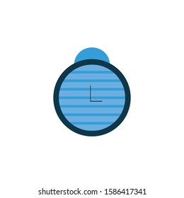 time circle clock, minute design vector.