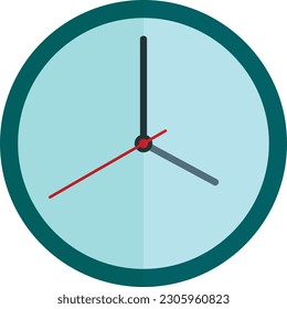 paro de hora de alarma de reloj de hora