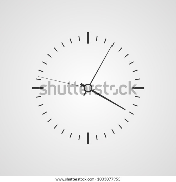 Time Clock Background Stock Vector (Royalty Free) 1033077955 Shutterstock