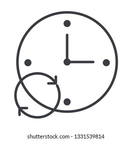 time clock cartoon