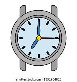time clock cartoon
