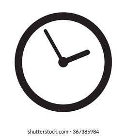 Time Clock icon Illustration sign design