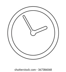 Time Clock icon Illustration sign design