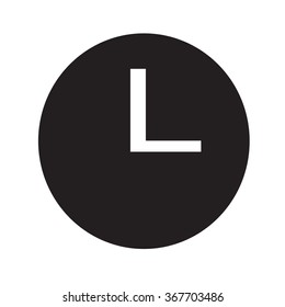Time Clock icon Illustration sign design
