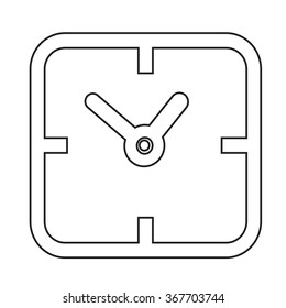 Time Clock icon Illustration sign design