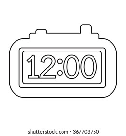 Time Clock icon Illustration sign design