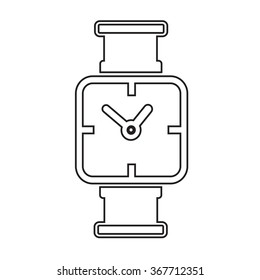 Time Clock icon Illustration sign design