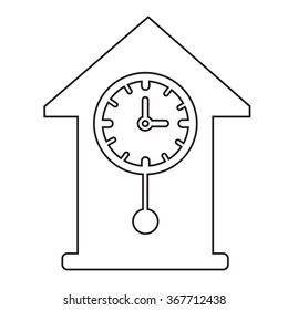 Time Clock icon Illustration sign design