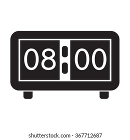 Time Clock icon Illustration sign design
