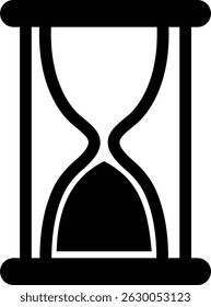 Time and clock icon. Time management concept, fast stopwatch, rest watch hourglass watch clock sign speed clock symbol vector isolated on transparent background.