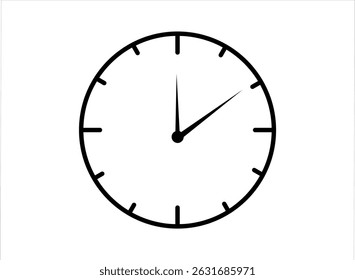 Time clock icon vector design.