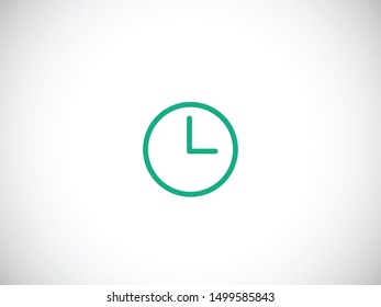 Time, clock icon vector illustration EPS10