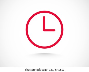 Time, clock icon vector illustration EPS10