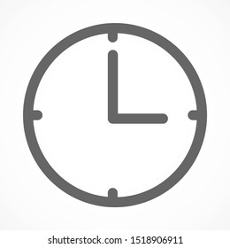 Time, clock icon vector illustration EPS10