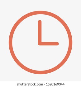 Time, clock icon vector illustration EPS10