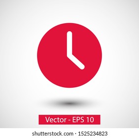 Time, clock icon vector illustration EPS10