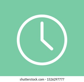 Time, clock icon vector illustration EPS10