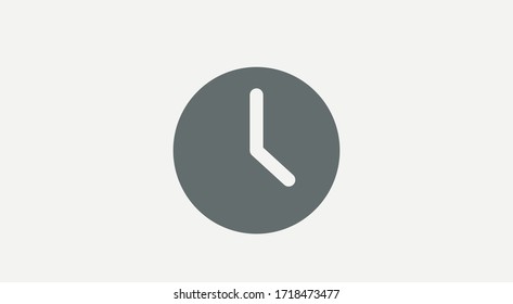 Time, clock icon vector illustration EPS10