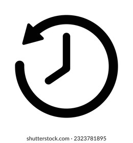 Time and Clock icon vector illustration design template.