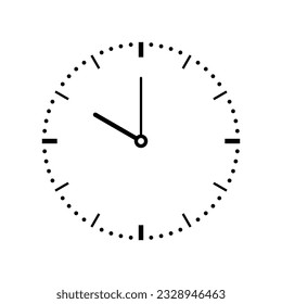 Time and Clock icon vector illustration design template.