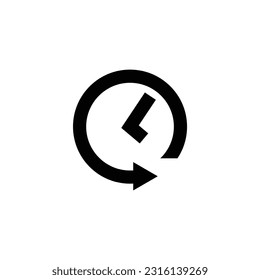 time and clock icon vector time icon logo design free download