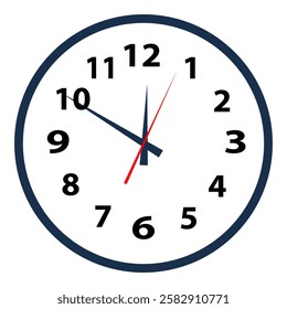  time and clock icons. Analog clock, notifying each hour. Business watch. Speed time icon. Vector illustrator. clock symbol, clock logo, app, UI. flat vector isolated on background. EPS 10