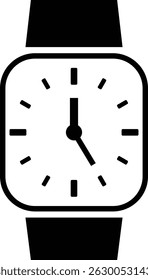 Time and clock icons Time management concept, fast stopwatch, rest watch watch clock sign speed clock symbol vector isolated on transparent background.