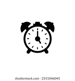 Vetor de ícones de Hora e Relógio. Ícone de relógio de design, 5 ou 5 pm ícone de relógio