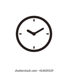 Time and Clock icons.Vector illustrator.