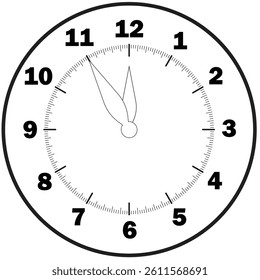 Time of a clock in illustrator not ia