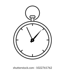 time clock isolated icon