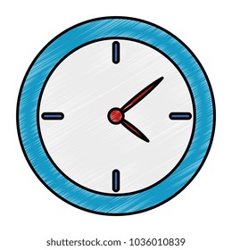 time clock isolated icon