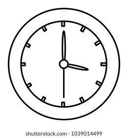 time clock isolated icon