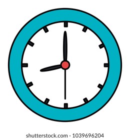 time clock isolated icon
