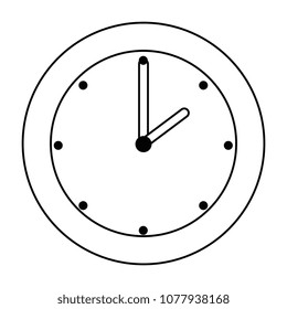 time clock isolated icon