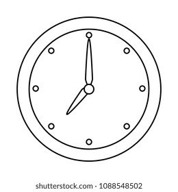 time clock isolated icon