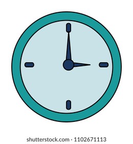 time clock isolated icon