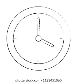 time clock isolated icon