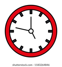 time clock isolated icon
