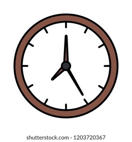 time clock isolated icon